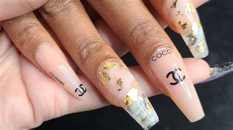 chanel gel nail|Chanel nails 2022.